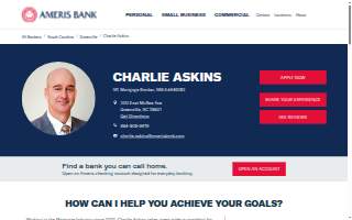 Charlie Askins - Ameris Bank Mortgage website