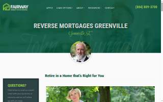 Greenville Reverse Mortgage website