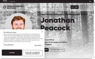 Jonathan Peacock at CrossCountry Mortgage website