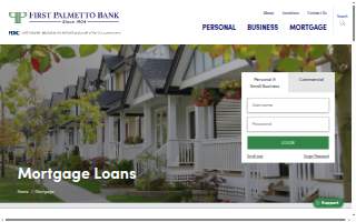 First Palmetto Mortgage website