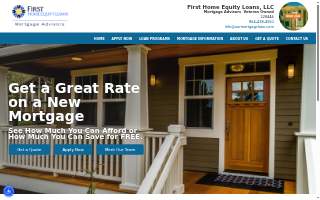 First Home Equity Loans website