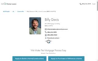 Billy Davis website