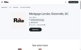 Rate of Greenville website
