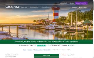 Check `n Go of Greenville website