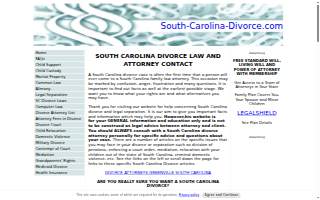 South Carolina Divorce Law And Attorney website