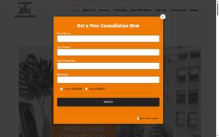 Masters Credit Consultants website