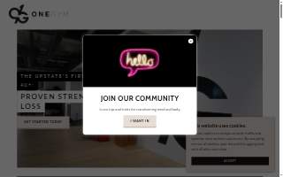 One Gym website