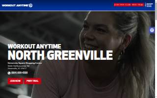 Workout Anytime North Greenville website