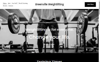 Greenville Weightlifting website