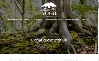 Downtown Yoga Greenville website