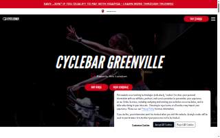 Cyclebar of Greenville website