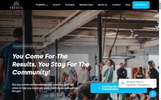 CrossFit Prevail website