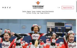 Firegem Cheer Academy website