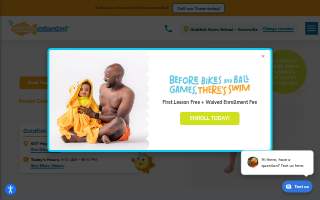 Goldfish Swim School - Greenville website