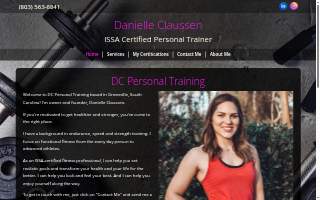 DC Personal Training (Upstate SC) website