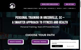 4Balance Fitness of Greenville website