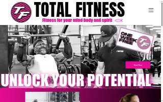 Total Fitness Family Center website
