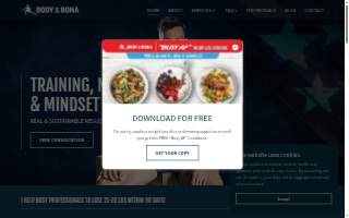 Body By Bona - Personal Trainer & Nutritionist website