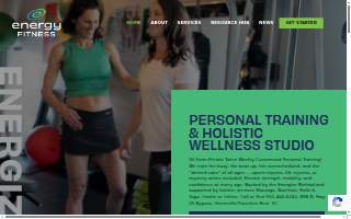 Energy Fitness website
