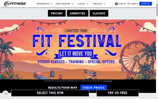 24 Hour Fitness of Kew Gardens website