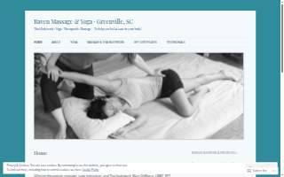 Raven Massage & Yoga website