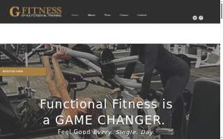 G Fitness website