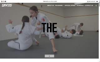 Senzo Jiu-Jitsu Academy website