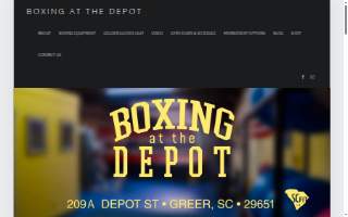 Boxing at the Depot website