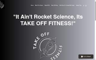 Take Off Fitness website