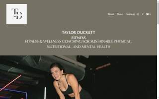 Taylor Duckett Fitness website