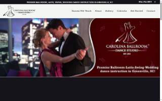 Carolina Ballroom Dance Studio website