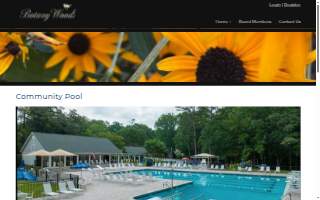 Botany Woods Pool website