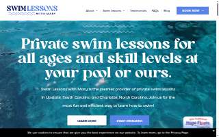 Swim Lessons with Mary website