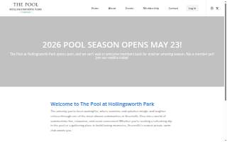 The Pool at Hollingsworth Park website