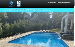 Greenville Pools website