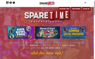 Spare Time Greenville website