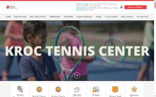 Kroc Tennis Center website