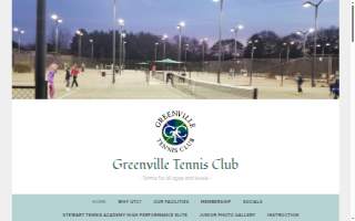 Greenville Tennis Club website