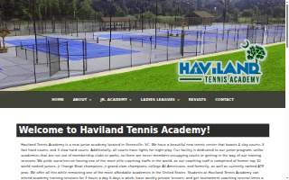 Haviland Tennis Academy website