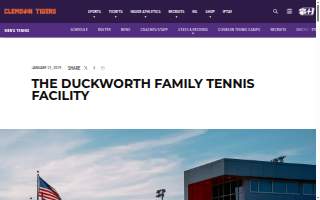 Duckworth Family Tennis facility website