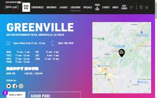 Main Event Greenville website