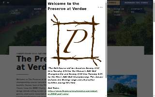 The Preserve at Verdae Golf Club website
