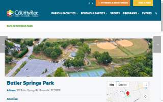 Butler Springs Park website