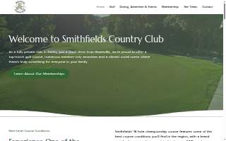 Smithfields Country Club website