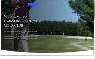 Carolina Springs Golf Club website
