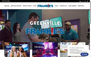 Frankie's of Greenville website