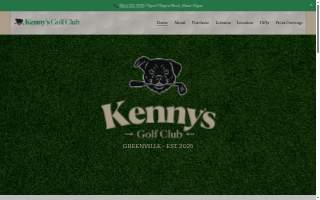 Kenny's Golf Club website