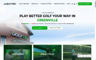 GOLFTEC Greenville website