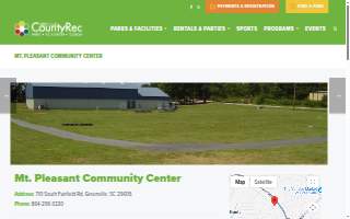 Mt. Pleasant Community Center website