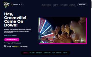 The Game Show Challenge - Greenville website